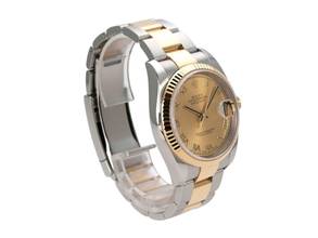 Thumbnail von Rolex Datejust 36 Edelstahl / Gelbgold 116233 Champagner Römisch