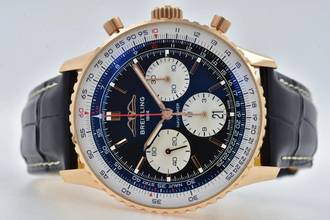 Thumbnail von Breitling Navitimer 1 B01 43mm RB0138211B1P1 Deployant 18k Rose Gold