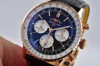 Thumbnail von Breitling Navitimer 1 B01 43mm RB0138211B1P1 Deployant 18k Rose Gold