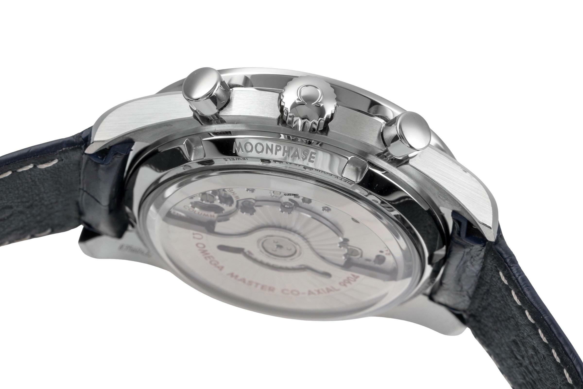 Thumbnail von Omega Speedmaster Moonphase Mondphase Chronograph Co-Axial 304.33.44.52.03.001 B&P 2022