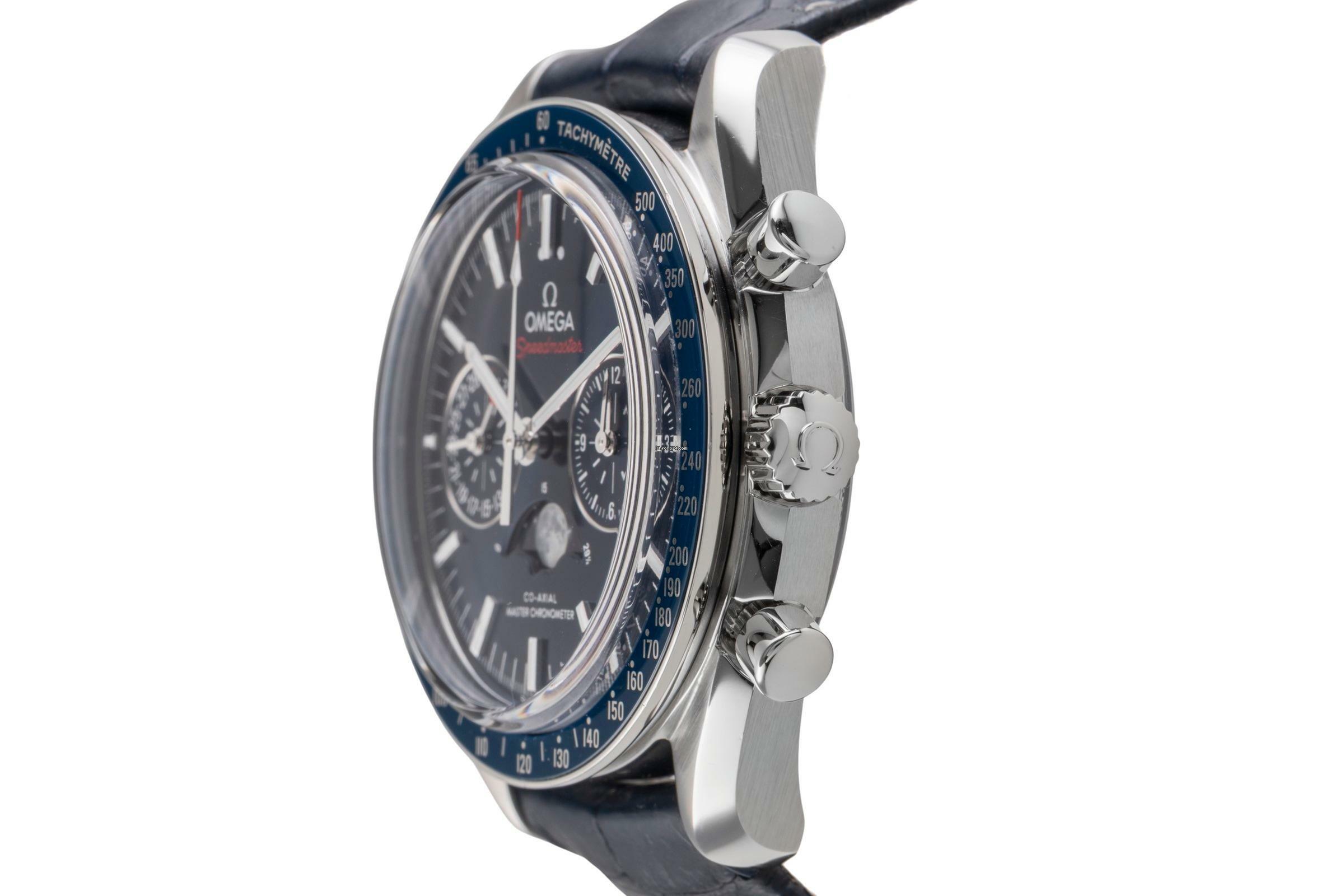 Thumbnail von Omega Speedmaster Moonphase Mondphase Chronograph Co-Axial 304.33.44.52.03.001 B&P 2022