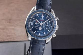 Thumbnail von Omega Speedmaster Moonphase Mondphase Chronograph Co-Axial 304.33.44.52.03.001 B&P 2022