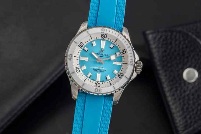  Breitling Superocean Stahl Automatik Herrenuhr Ref. A17377211C1S1 B&P 