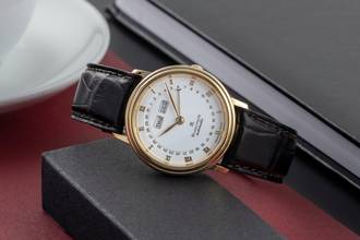 Thumbnail von Blancpain Villeret 18k (0,750) Gold Automatik Herren Ref. 6695-1418 Papiere 1999