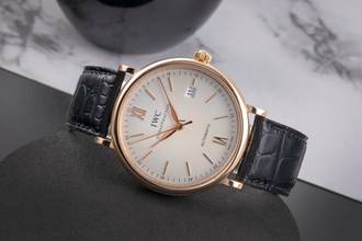 Thumbnail von IWC Portofino Automatic Schaffhausen Portofino 18K Gold (0,750) Automatik Ref. IW356504 B&P 2012