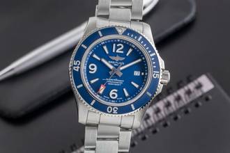 Thumbnail von Breitling Superocean Stahl Automatik Herrenuhr Ref. A17367D81C1A2 Papiere 2021