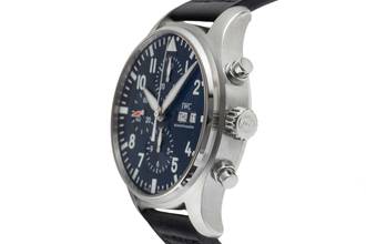Thumbnail von IWC Fliegeruhr Chronograph Le Petit Prince Stahl Automatik Ref IW377714 B&P 2017