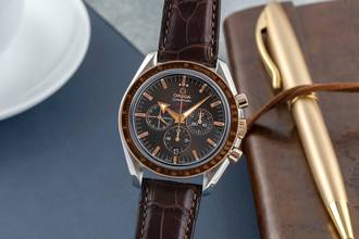 Thumbnail von Omega Speedmaster Broad Arrow Chronograph Stahl / Gold Ref. 321.93.42.50.13.001
