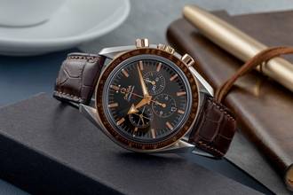 Thumbnail von Omega Speedmaster Broad Arrow Chronograph Stahl / Gold Ref. 321.93.42.50.13.001