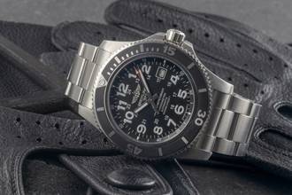 Thumbnail von Breitling Superocean II 44 Black Automatik Stahl Ref. A17392D7/BD68 B&P 2017