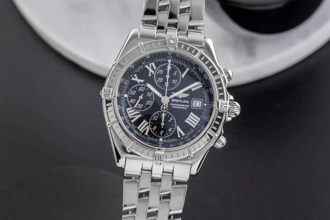  Breitling Crosswind Chronograph Stahl Automatik Herrenuhr Ref. A13355 