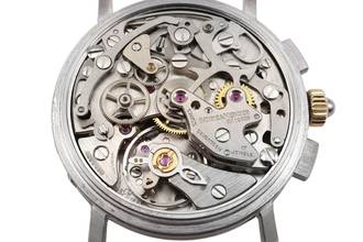 Thumbnail von Baume & Mercier Geneve Stahl / Gold Chronograph Handaufzug Ref. 6102.099