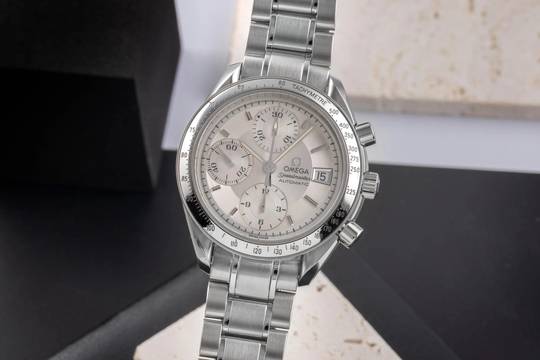  Omega Speedmaster Date Chronograph Stahl Automatik Ref. 3513.30.00 Papiere 2006 