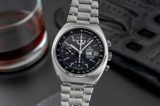 Thumbnail von Omega Speedmaster Mark IV 4.5 Chronograph Stahl Automatik Herrenuhr 176.0012