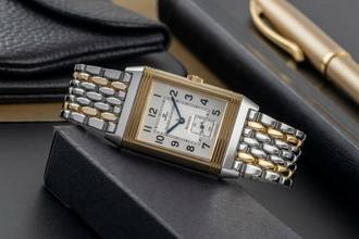 Thumbnail von Jaeger-LeCoultre Reverso Grande Taille Stahl / Gold Handaufzug Ref. Q2705120