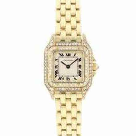  Cartier Panthère PM Yellow Gold Factory Diamonds 