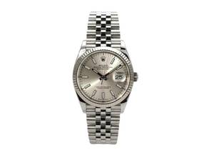 Thumbnail von Rolex Datejust 36 Oystersteel / Weißgold Ref. 126234 Silberfarben Index Jubile-Band