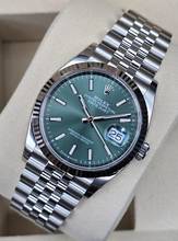 Thumbnail von Rolex Datejust 36 36mm 126234 Mint Green - Jubilee Bracelet Full Stickers Unworn/New condition Full Set 9/2025