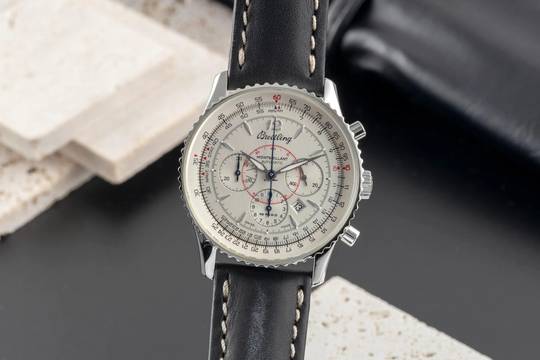 Breitling Montbrillant Chronograph Stahl Automatik Herrenuhr Ref. A41330 