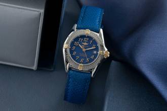 Thumbnail von Breitling Callistino 28 Stahl / Gold Damenuhr Datum Saphirglas Ref. B52345