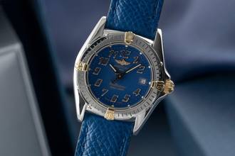 Thumbnail von Breitling Callistino 28 Stahl / Gold Damenuhr Datum Saphirglas Ref. B52345