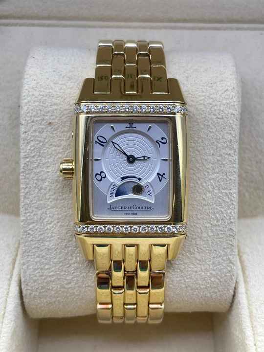  Jaeger-LeCoultre Reverso Duetto 18k Gold Diamonds With Papers 
