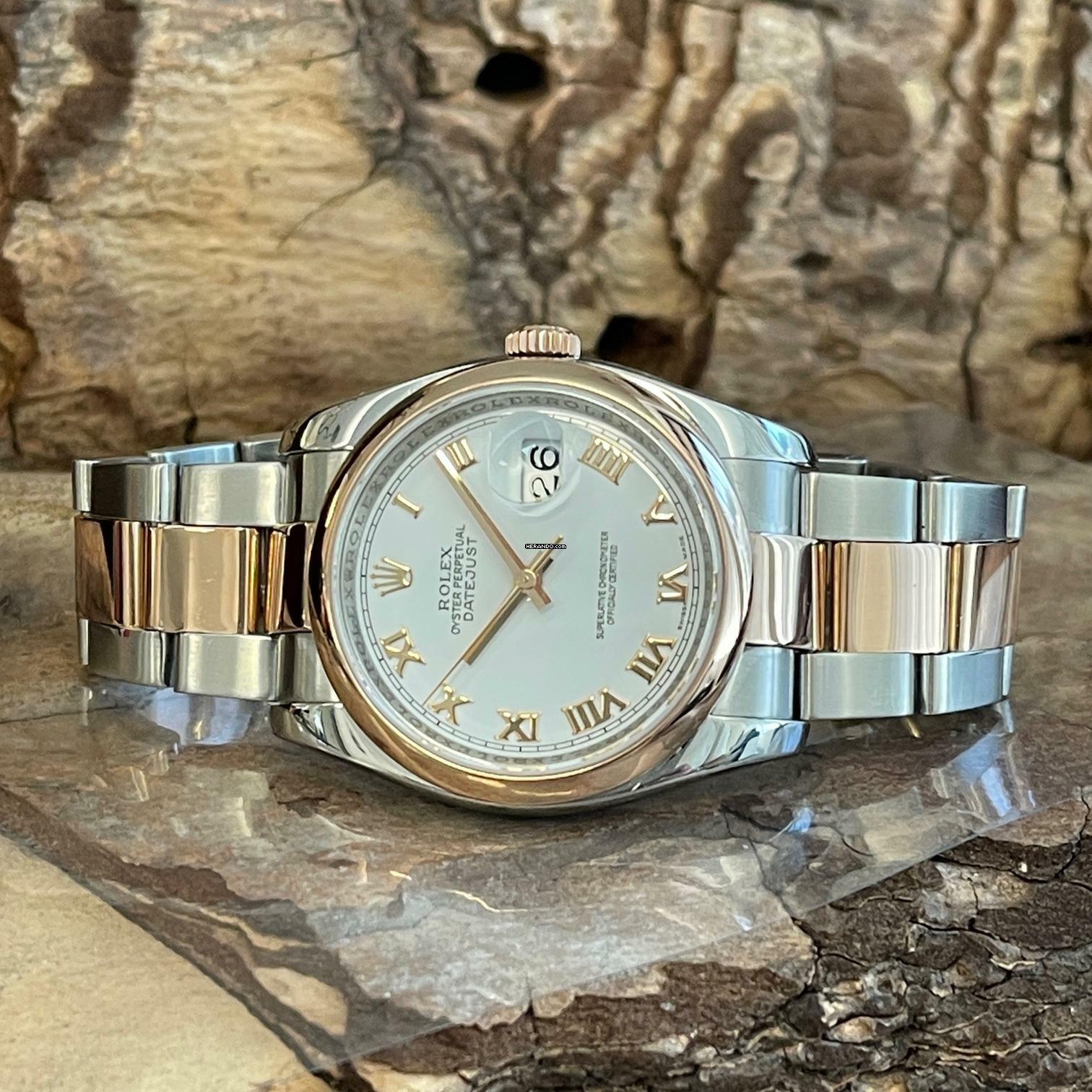 Thumbnail von Rolex Datejust 36 Stahl/Rosé - Ref.116201