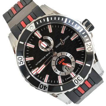  Ulysse Nardin Diver Chronometer Marine Diver Chronometer black dial Full Set like NEW 