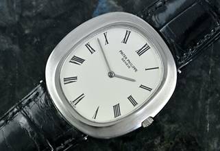 Thumbnail von Patek Philippe Ellipse d'Or 3589 | white gold | Caliber 28-255