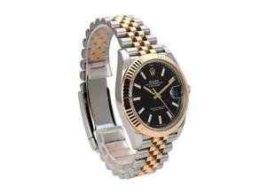 Thumbnail von Rolex Datejust 41 Edelstahl Gelbgold Ref. 126333 Schwarz Index Jubile-Band