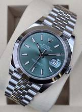 Thumbnail von Rolex Datejust 41 41mm 126300 Green dial Jubilee Bracelet Unworn/New condition Full Set 5-2026