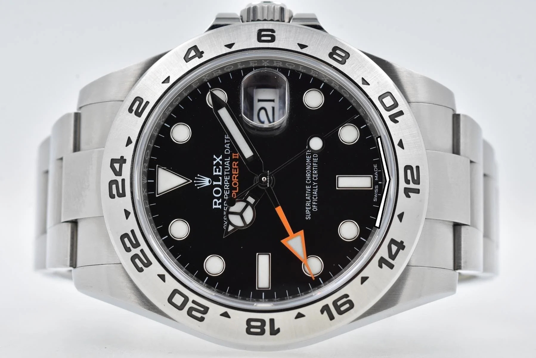  Rolex Explorer II Automatik 216570 LC100 Black Dial Full Set 
