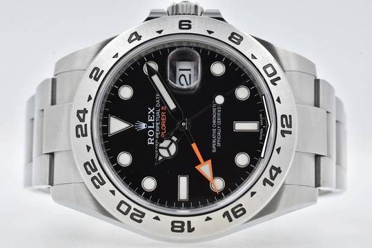  Rolex Explorer II Automatik 216570 LC100 Black Dial Full Set 