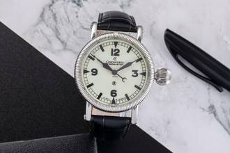 Thumbnail von Chronoswiss Timemaster 44 Edelstahl Handaufzug Herrenuhr Ref. CH6233 B&P 2001