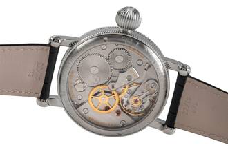 Thumbnail von Chronoswiss Timemaster 44 Edelstahl Handaufzug Herrenuhr Ref. CH6233 B&P 2001