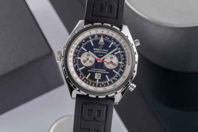 Breitling Chrono-Matic Chronograph Edelstahl Automatik Herrenuhr Ref. A41360 