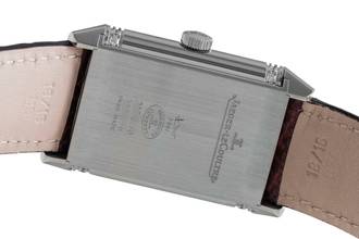 Thumbnail von Jaeger-LeCoultre Reverso Classic Medium Duetto Stahl Automatik Damenuhr Ref. Q2578420 212.8.76 B&P