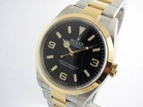 Thumbnail von Rolex Explorer NOS / all stickers on the watch