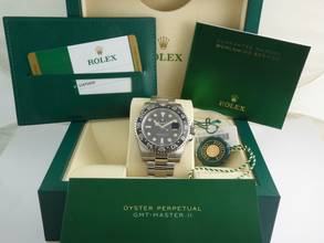 Thumbnail von Rolex GMT-Master II NOS / all stickers on the watch