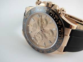 Thumbnail von Rolex Daytona Rosegold Pink Baquette Diamond Dial