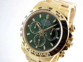 Thumbnail von Rolex Daytona Gold Green Dial / LC=100