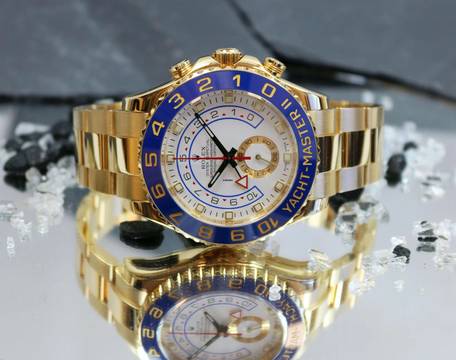  Rolex Yacht-Master II 18Karat 44mm 116688 Rolex Revison Servicekarte 2021 