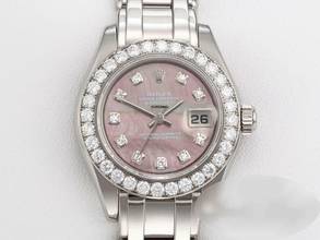 Thumbnail von Rolex Lady-Datejust Pearlmaster 29 80299 Weissgold 750 Perlmutt Diamanten Automatik Lady
