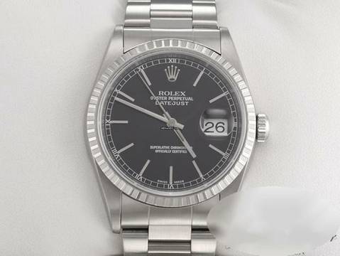  Rolex Datejust 36 36mm 16220 2004 Edelstahl Automatik Herrenuhr Damenuhr Stahl 