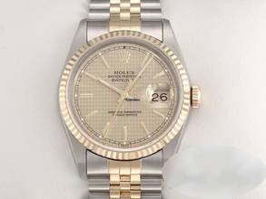 Thumbnail von Rolex Datejust 36 36mm 16233 1997 Edelstahl Gelbgold 750 Automatik Stainless Steel 18kt Yellow Gold Jubilé-band Chronometer Oyster