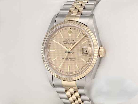  Rolex Datejust 36 36mm 16233 1997 Edelstahl Gelbgold 750 Automatik Stainless Steel 18kt Yellow Gold Jubilé-band Chronometer Oyster 