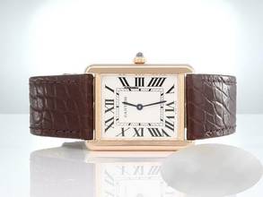Thumbnail von Cartier Tank Solo Großes Modell Edelstahl Rosegold 750 2019 W5200025 Stahl Gold
