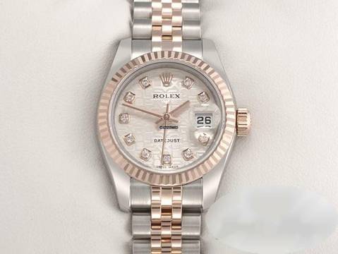  Rolex Lady-Datejust 26mm 179171 Stahl Roségold 750 Diamanten Automatik Damen 