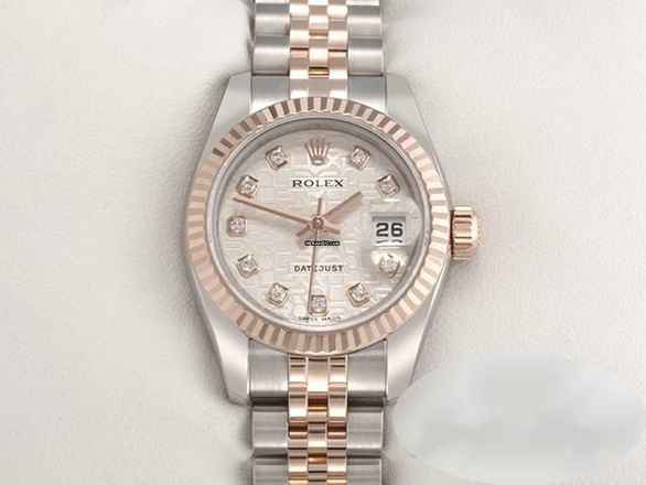  Rolex Lady-Datejust 26mm 179171 Stahl Roségold 750 Diamanten Automatik Damen 