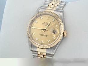 Thumbnail von Rolex Datejust 36 36mm 16233 1999 Stahl Gelbgold 750 Diamanten Automatik Stainless Steel 18kt Yellow Gold Jubilé-band Chronometer Oyster